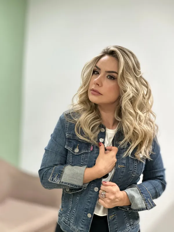 Transformação de cabelo realizada no NEXO 6