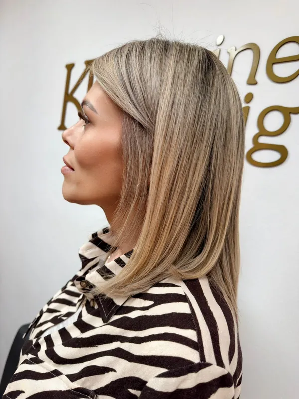 Transformação de cabelo realizada no NEXO